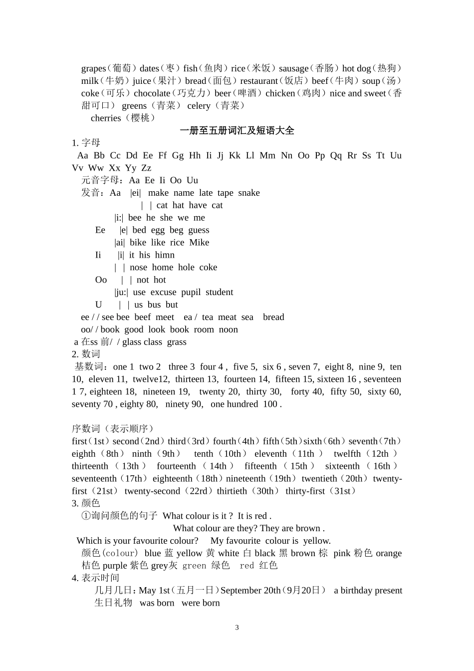 六年级复习提纲总汇_第3页