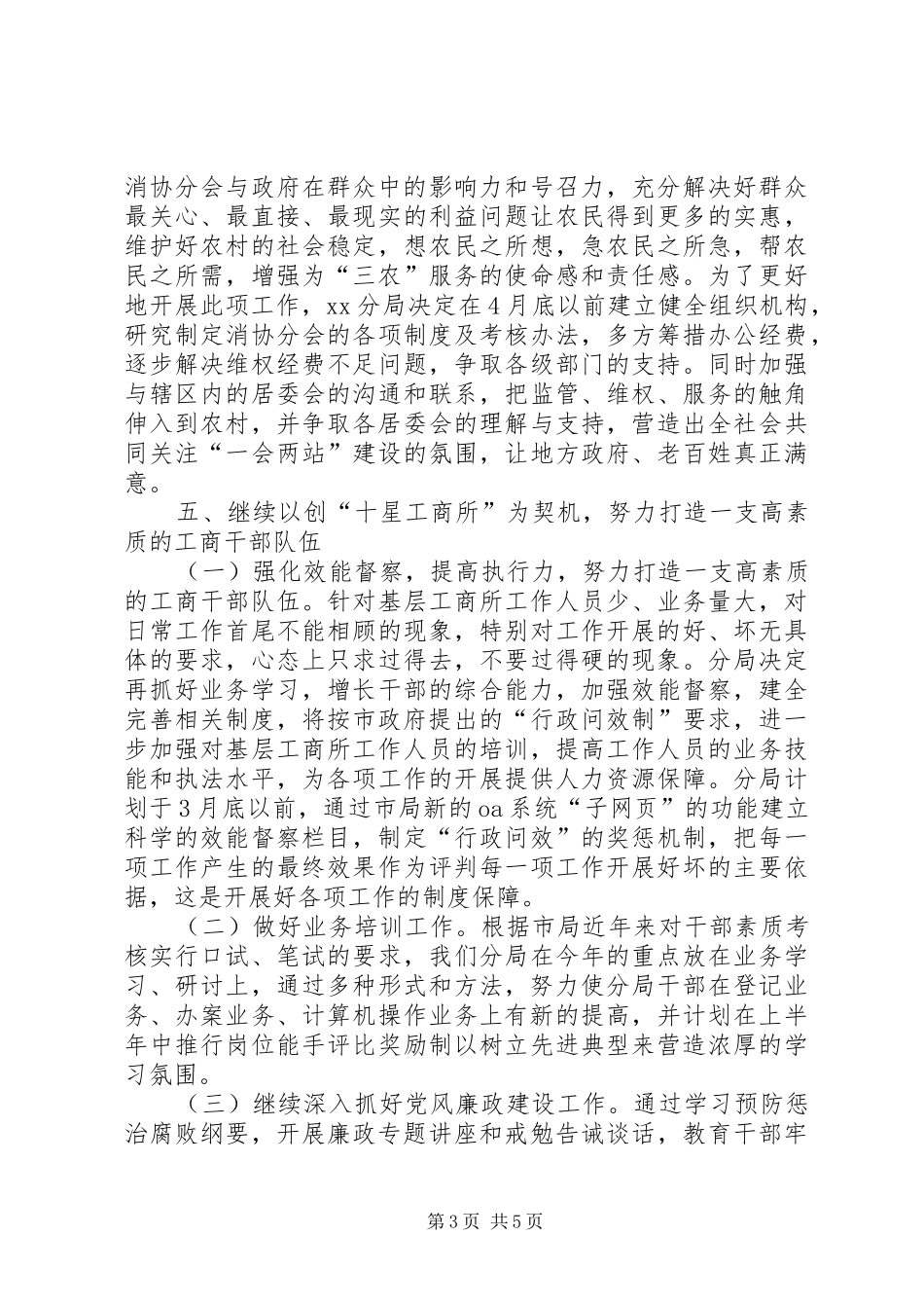 XX年工商局工作计划_第3页