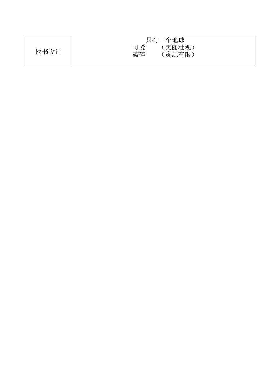 地球只有一个导学案（一）_第2页