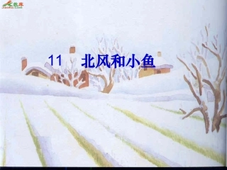 北风和小鱼课件