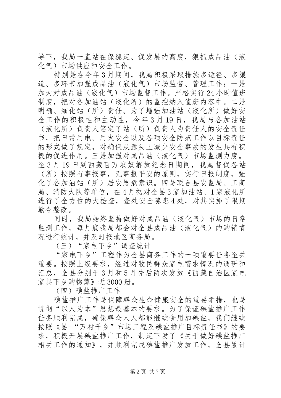 商务局工作总结及工作计划_第2页