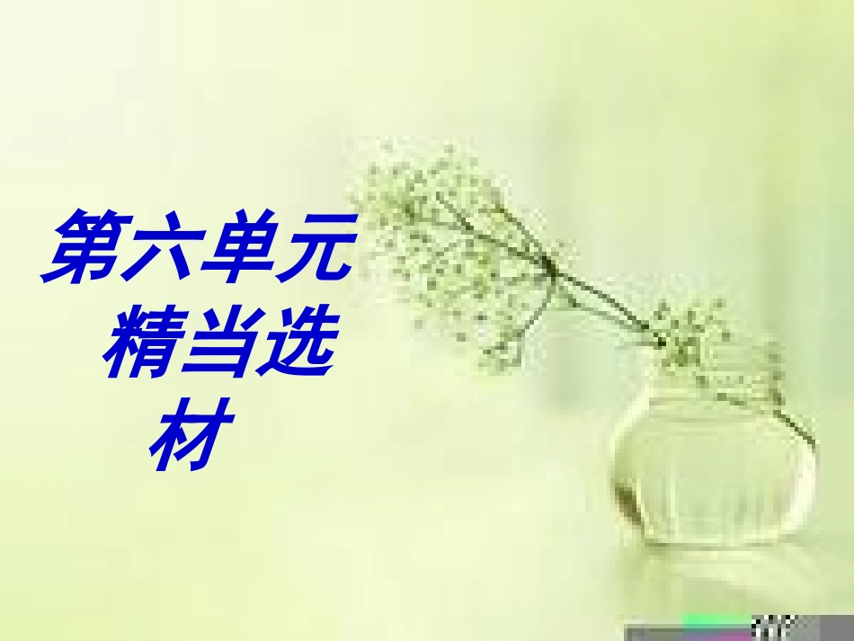 【高效作文训练】八年级语文作文指导课件：第六单元+精当选材（共82张PPT）_第1页