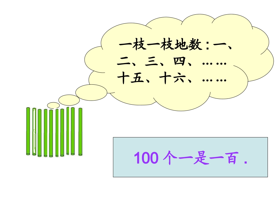 北师大版小学数学一年级下册数铅笔课件_第3页