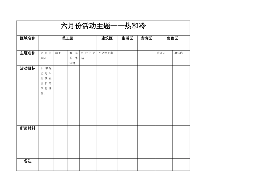 六月份活动主题_第1页