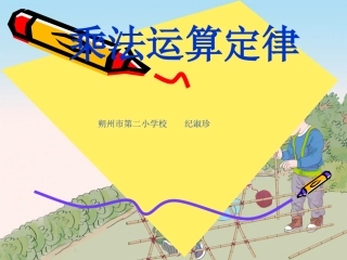 乘法运算定律例5、例6