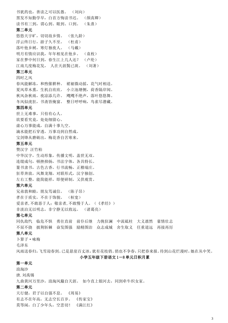 四至六年级日积月累_第3页