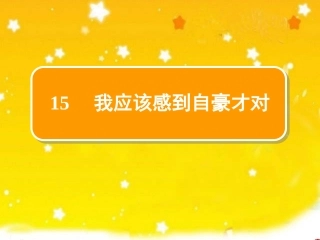 我应该感到自豪才对 (3)