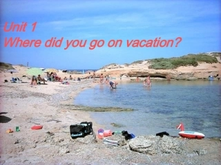 八年级英语上册_Unit_1_Where_did_you_go_on_vacation_Section_B_2a-2e课件