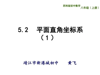 平面直角坐标系（1）