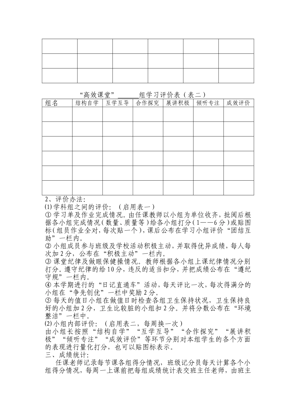浅议“高效课堂”学习小组评价_第2页