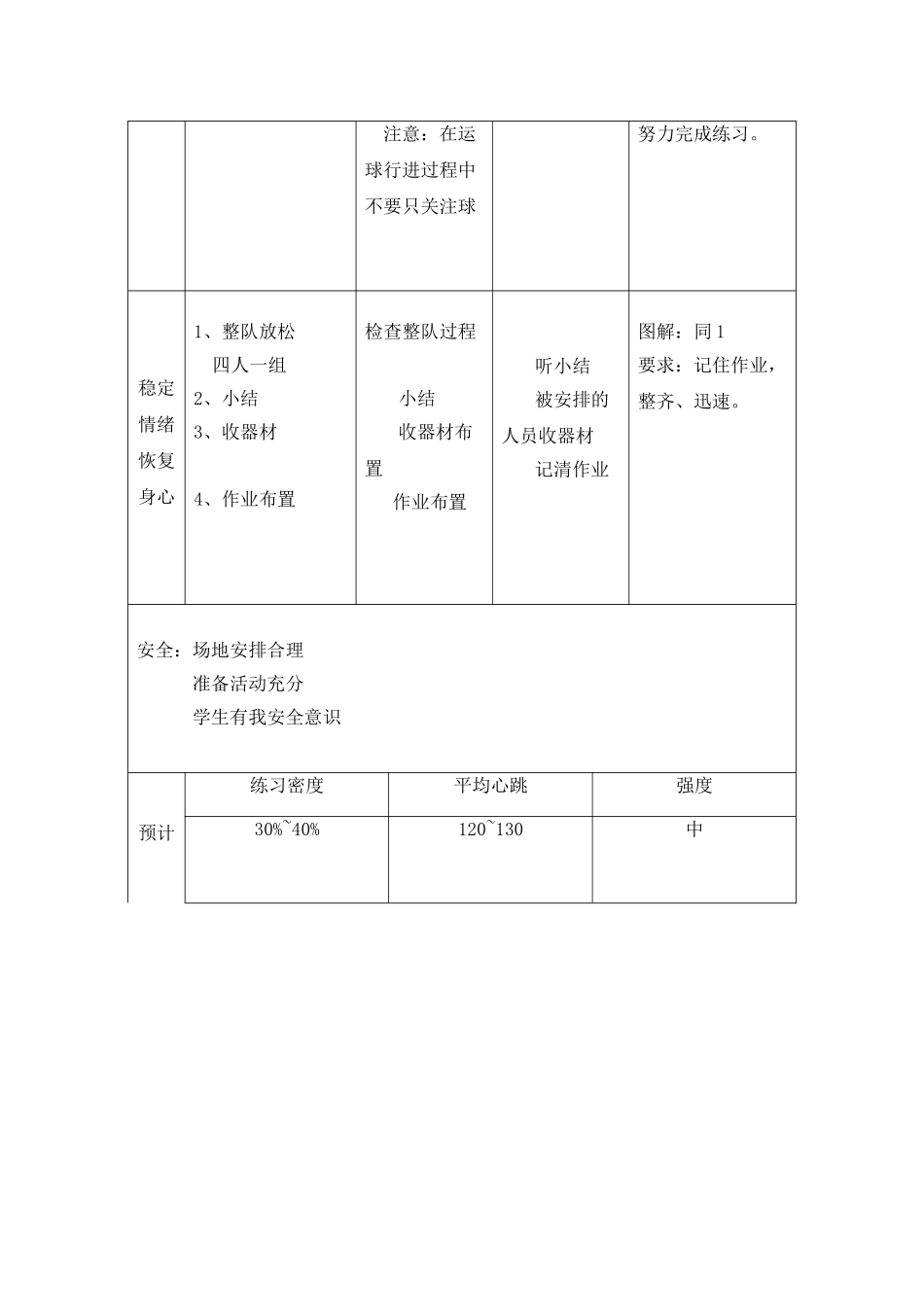 小学篮球运球教案 (2)_第3页