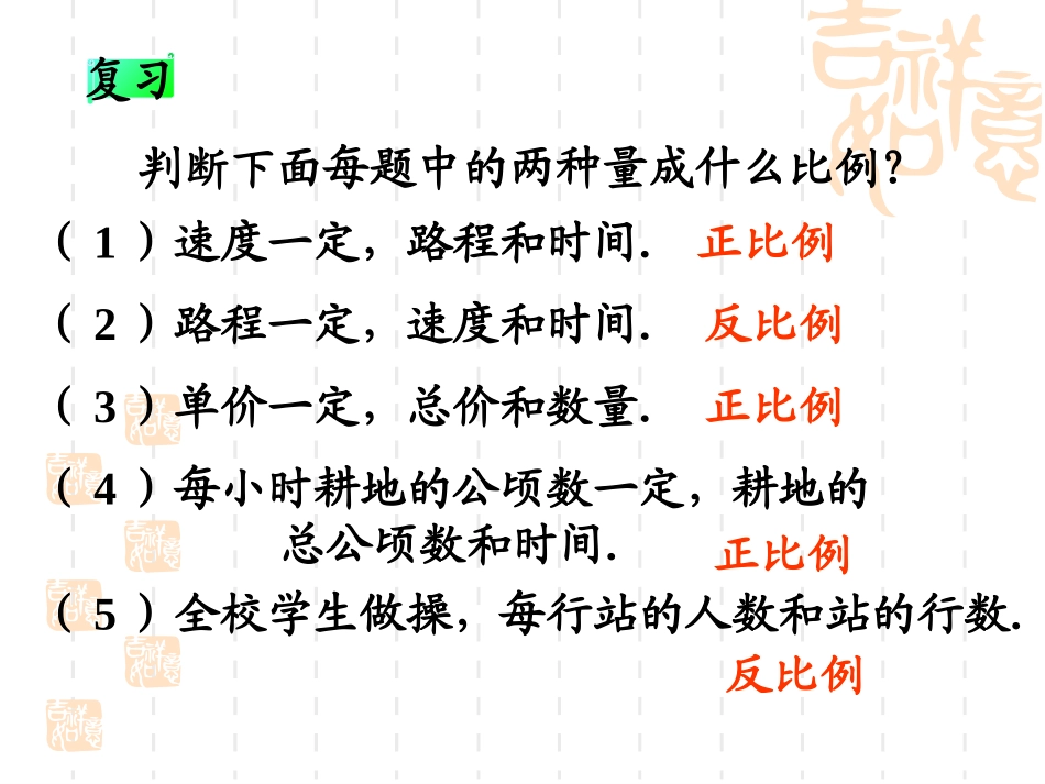 六年级下册数学比例的应用2_第2页