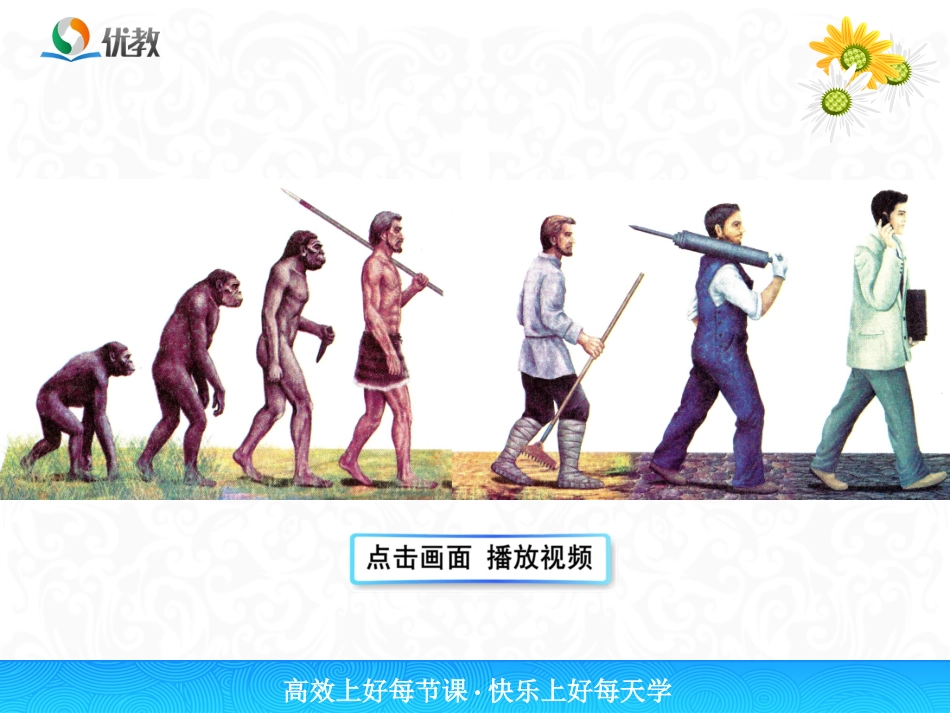 《人类的起源和发展》探究型课件_第1页