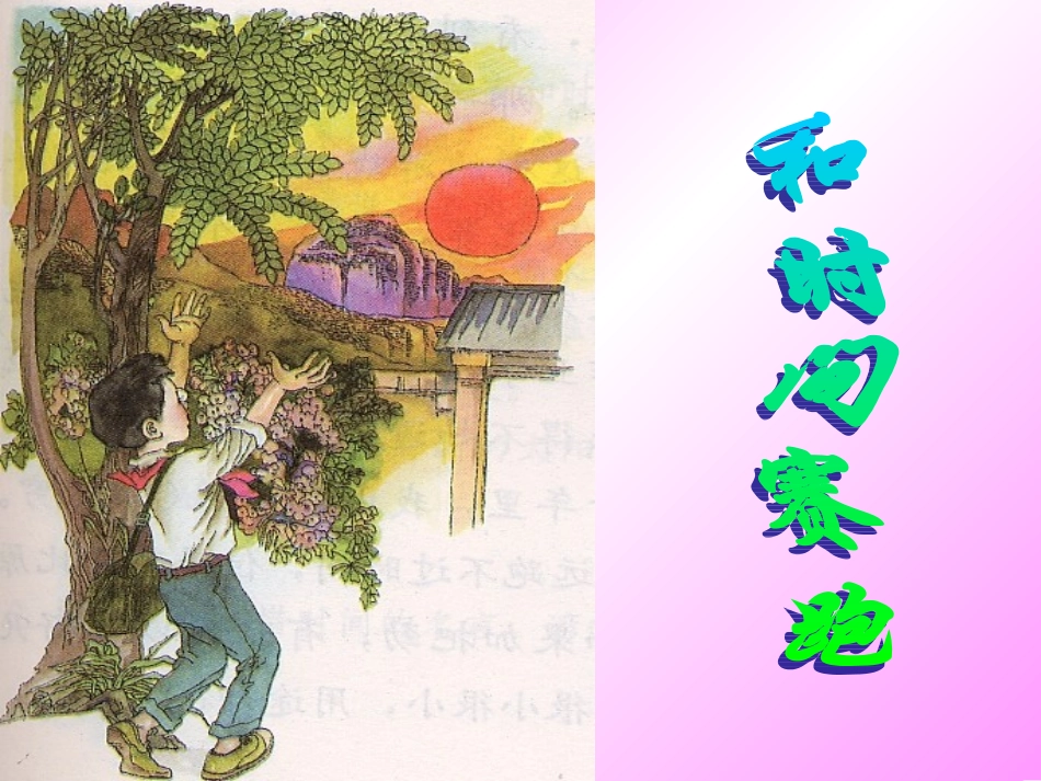 和时间赛跑PPT(公开课)_第3页