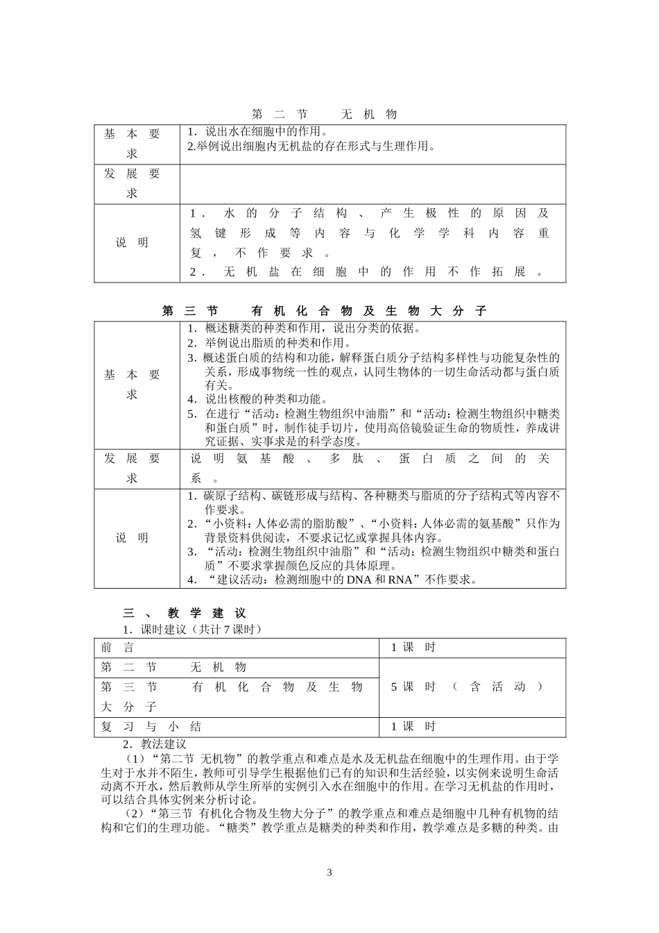 《生物学教学指导意见(2012版)》浙科版_第3页