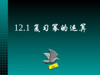 幂的运算复习课课件副本