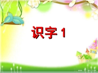 人教版一年级语文下册《识字1》课件