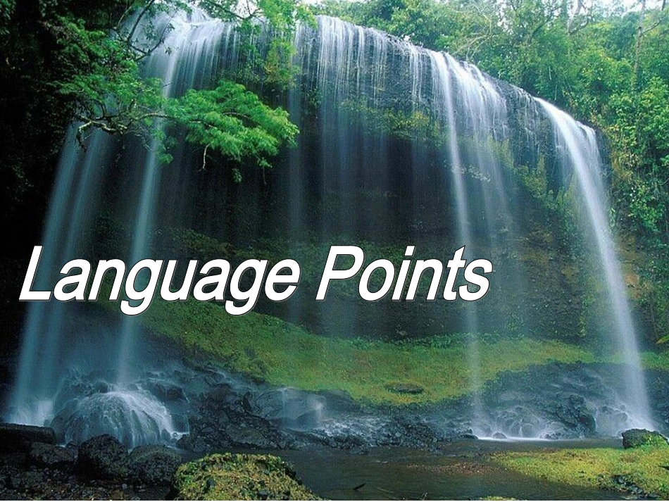 外研社高中英语必修三Module3Language_points_第1页