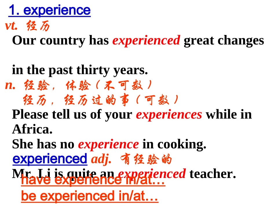 外研社高中英语必修三Module3Language_points_第2页