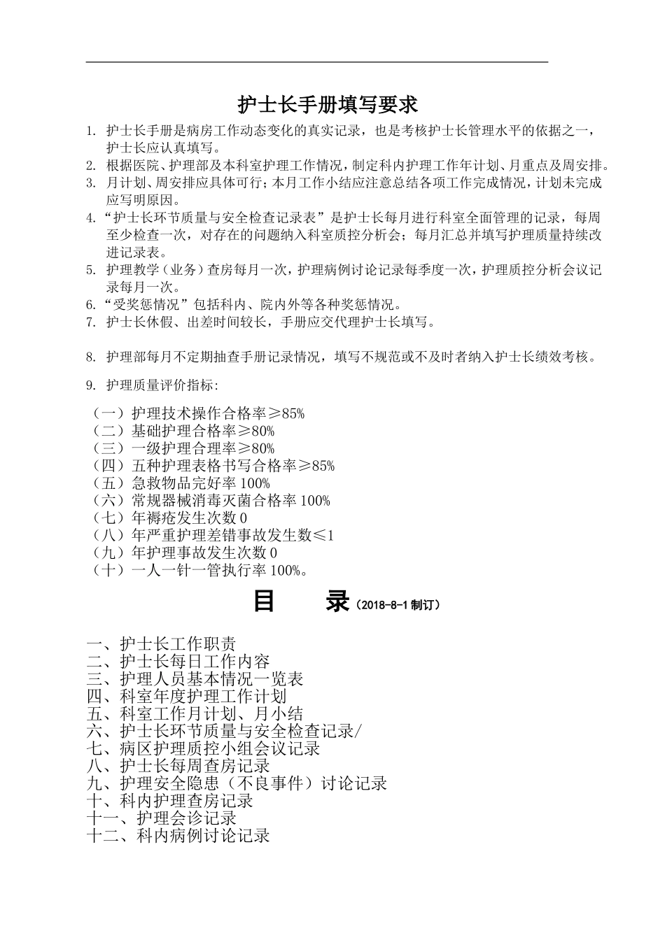 2018年护士长工作手册最新版 (2)_第2页