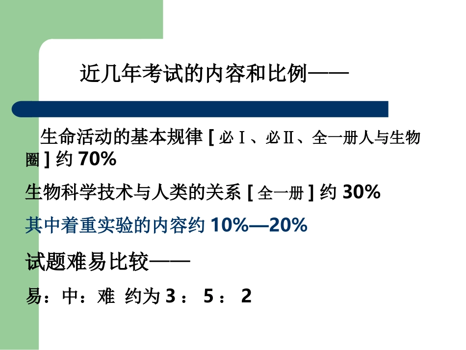 专题六生物二轮复习与应试指导_第2页