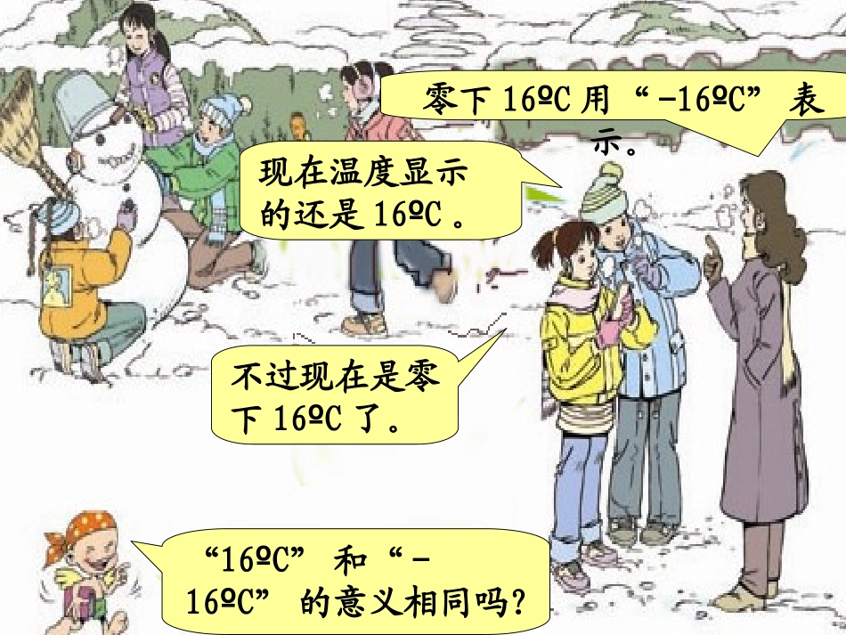 六下-第一单元-第一课时：负数的认识_第3页