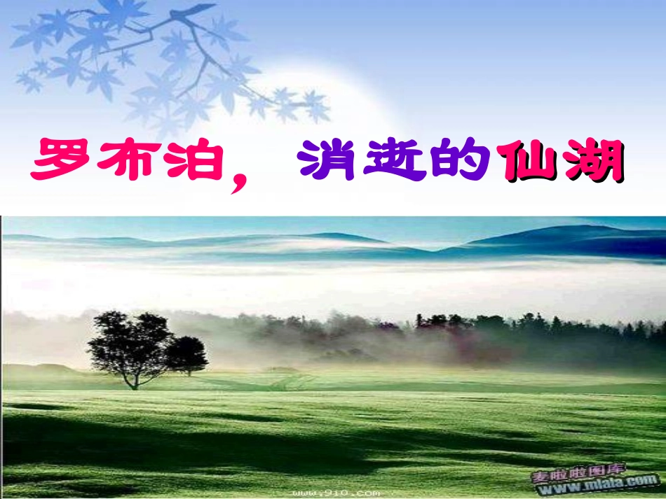 《罗布泊_消逝的仙湖》公开课课件_第3页