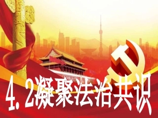 4.2凝聚法治共识