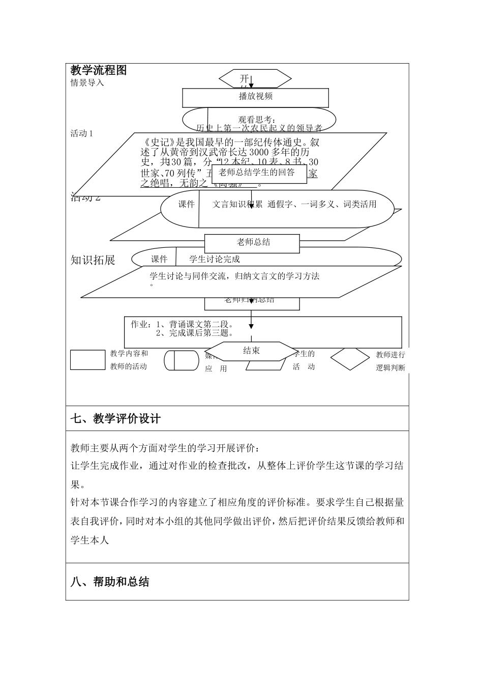 九年级语文陈涉世家教学设计_第3页