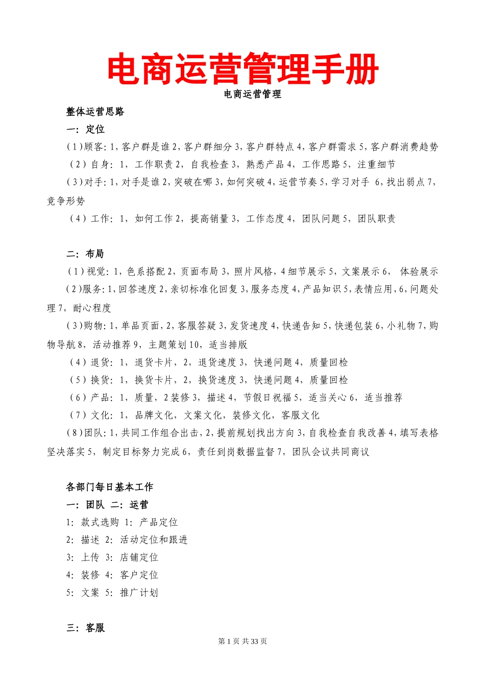 2015年最新运营电商管理手册[1]_第1页