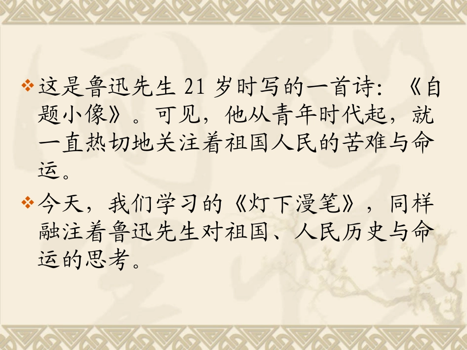 《灯下漫笔》教学ppt_第2页