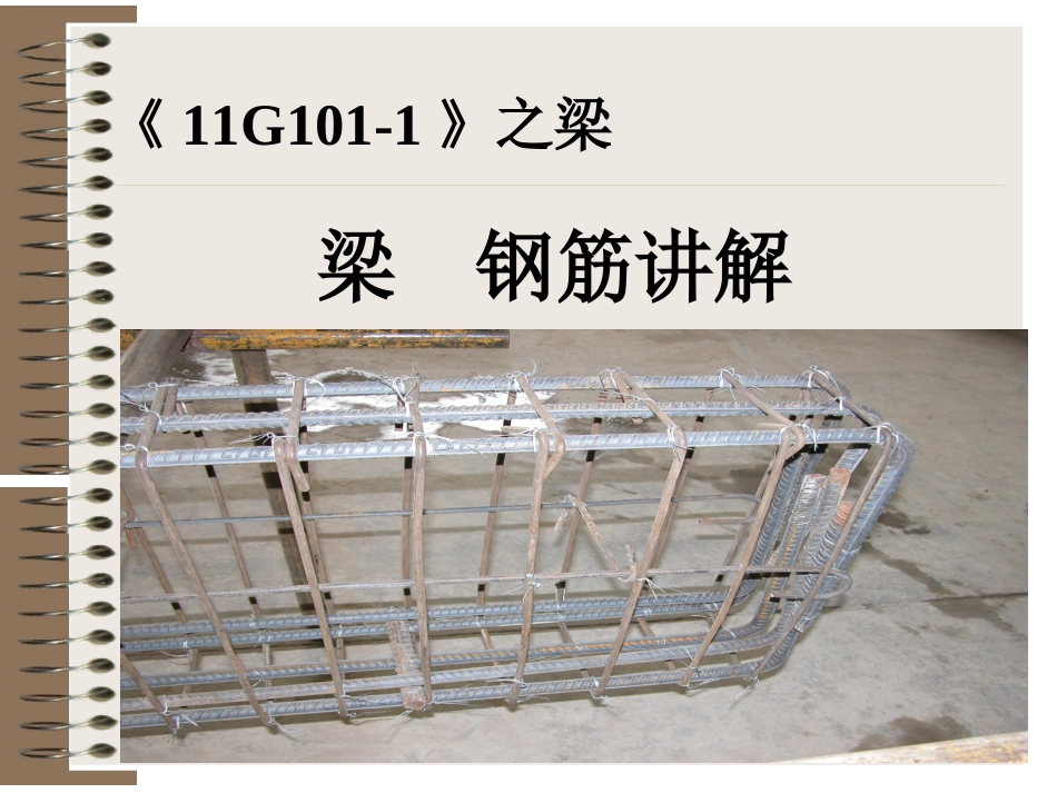 11G101-1梁钢筋图解说明_第1页
