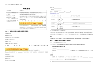 2017一轮复习--细胞增殖(学案)