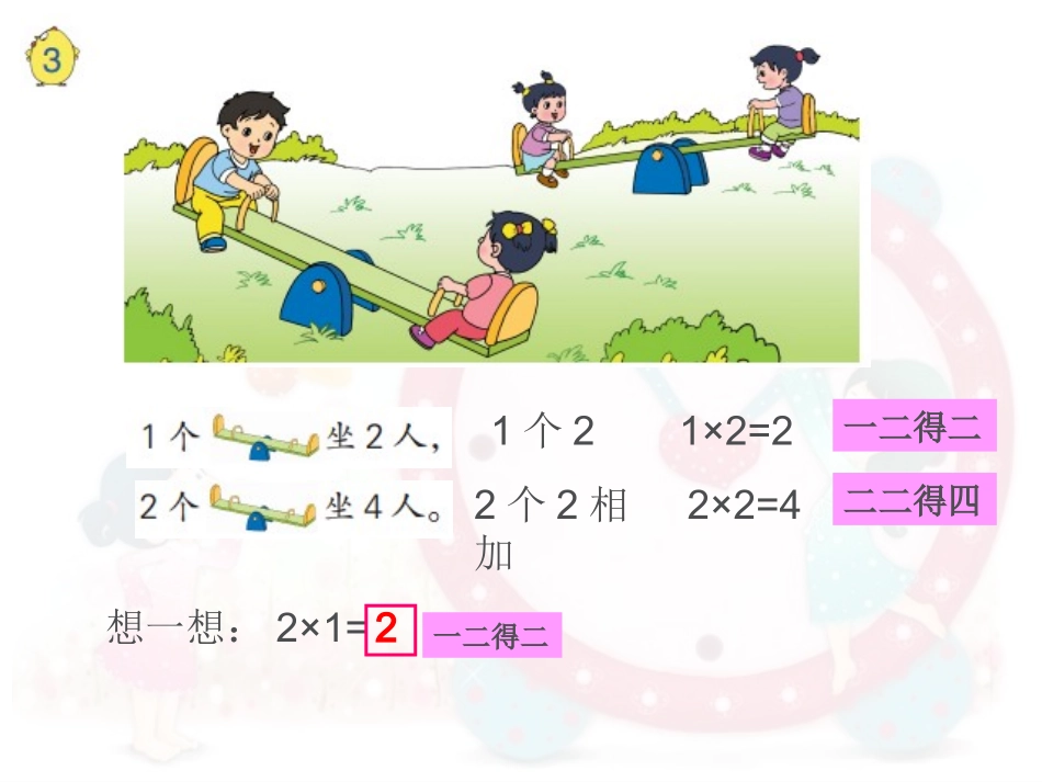 1-4的乘法口诀_第3页