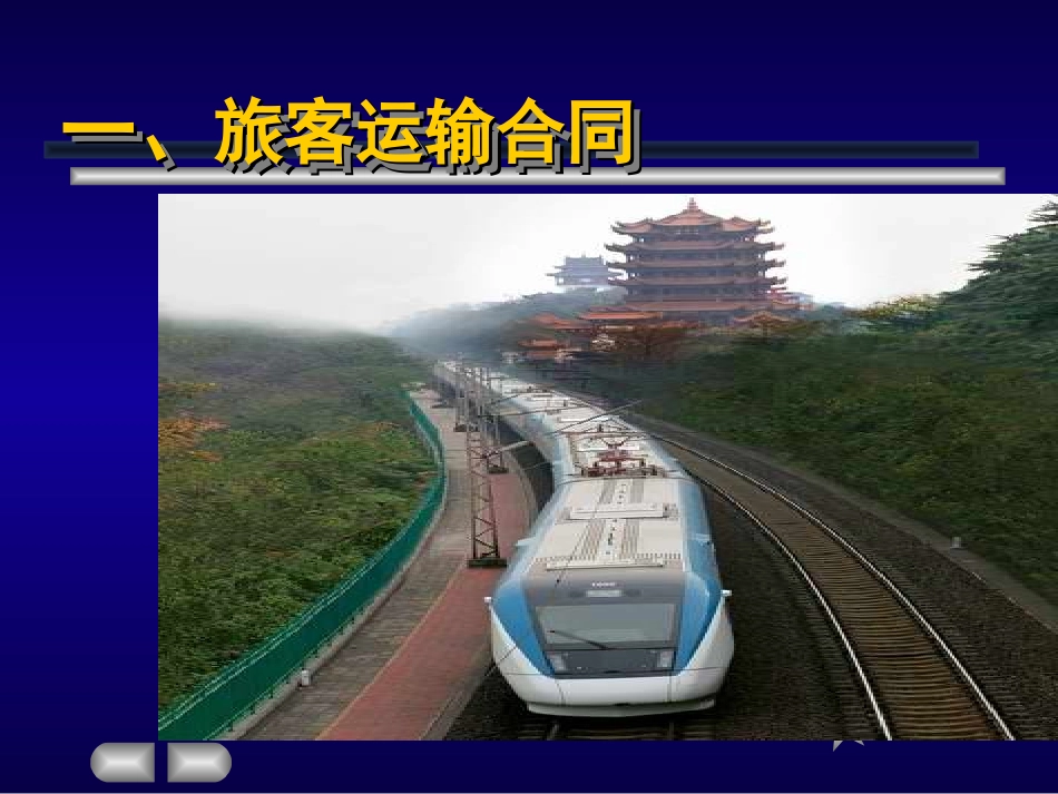 1铁路旅客运输合同2车票_第1页