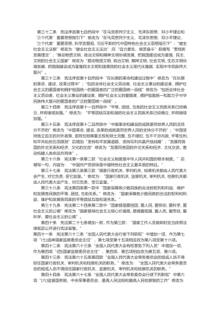 2018年宪法更改内容