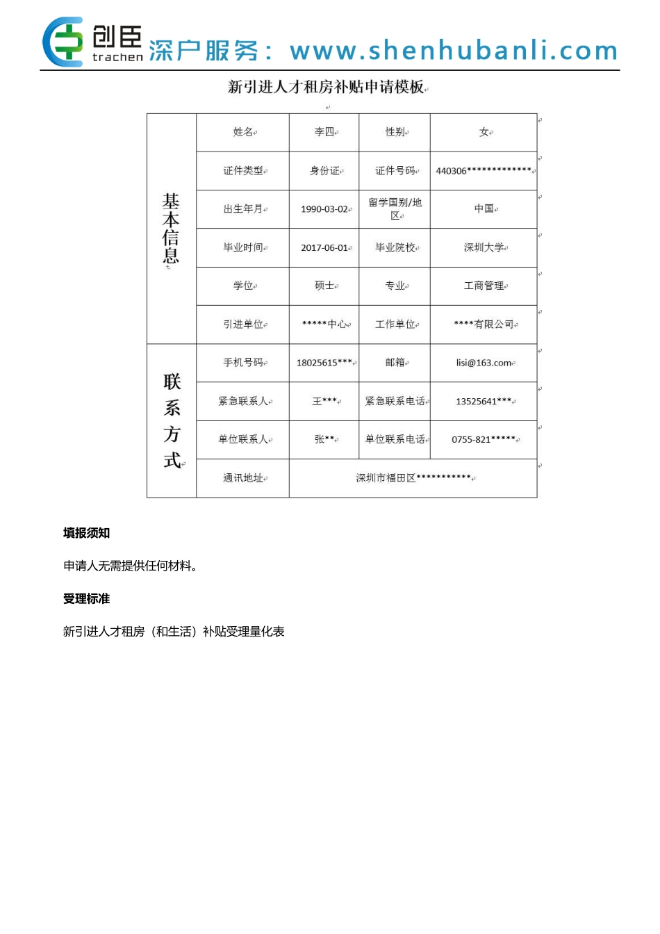2018年深圳市新引进人才租房和生活补贴_第2页