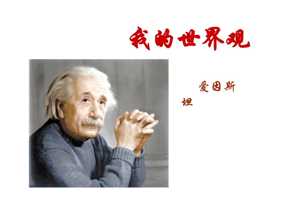 《我的世界观》_第2页