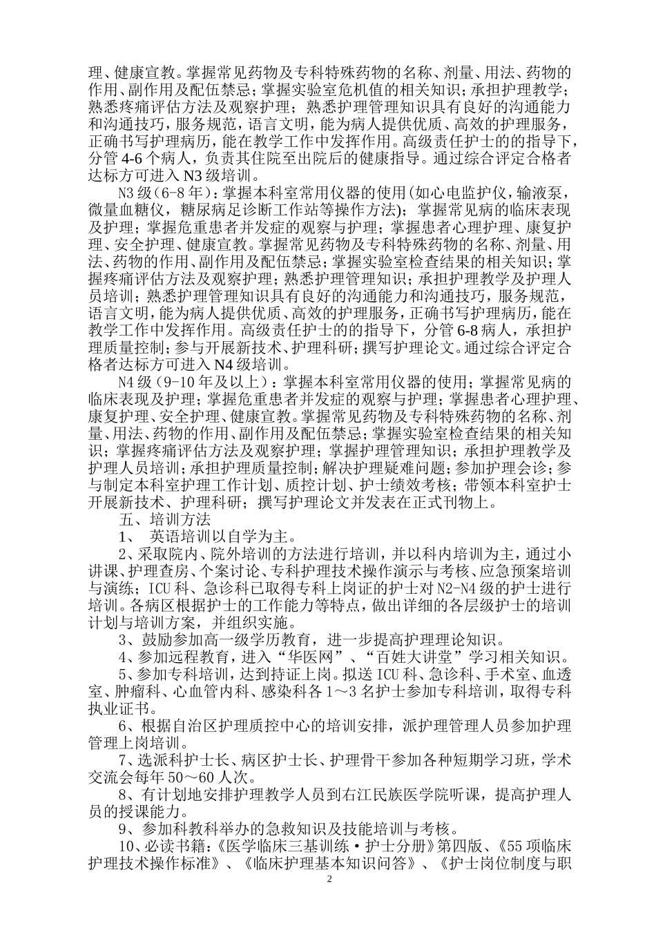 2018年内分泌护士分层级培训_第2页