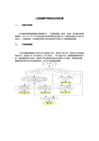 【案例】诺基亚内置帧偏站点干扰优化分析处理-李长华