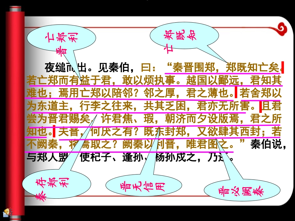 《烛之武退秦师》之烛之武的说辩艺术赏析_第3页