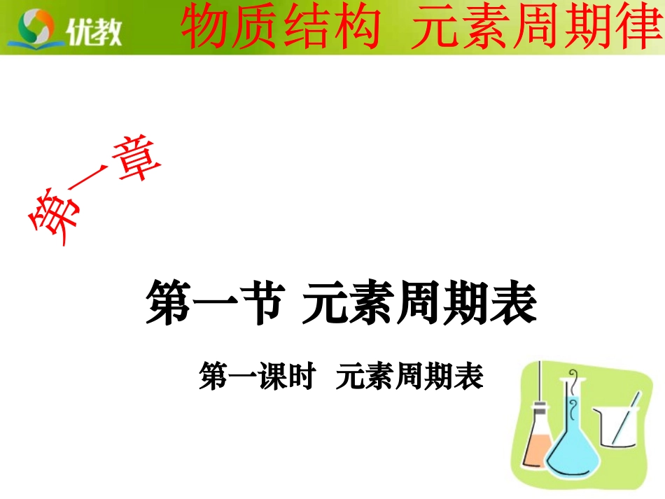 《元素周期表》第一课时教学课件1_第1页