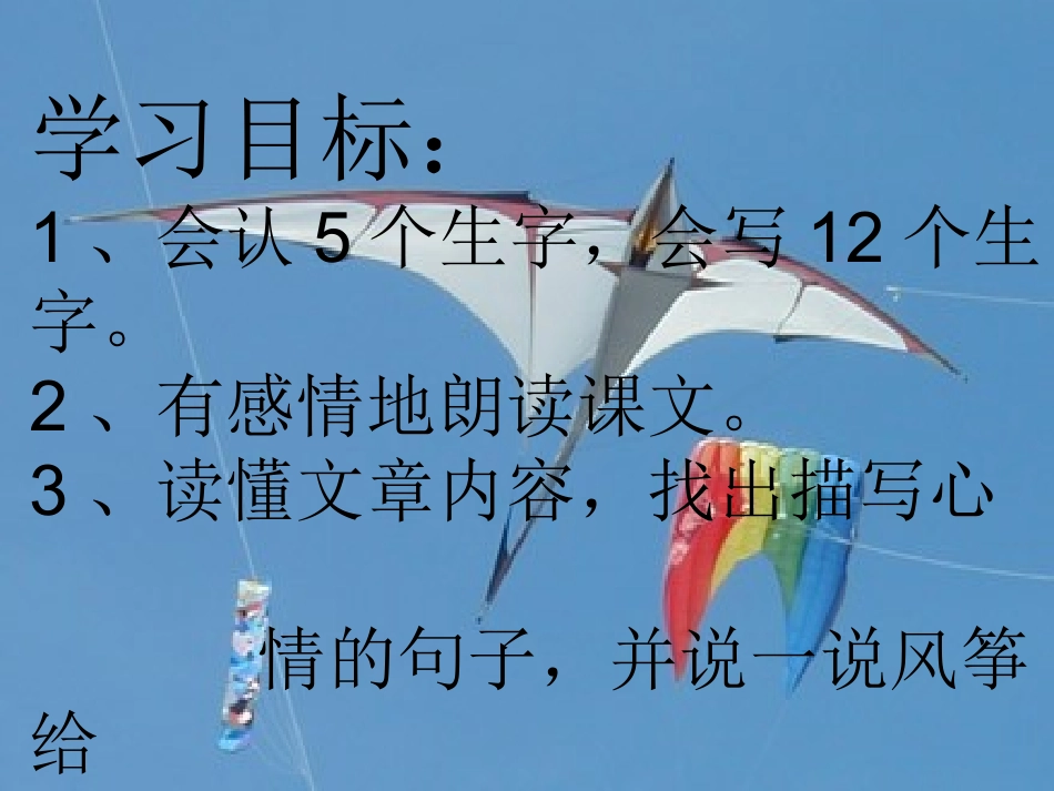 风筝第一课时_第2页
