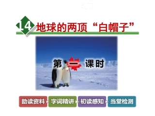 14-苏教版地球的两顶“白帽子”全课件