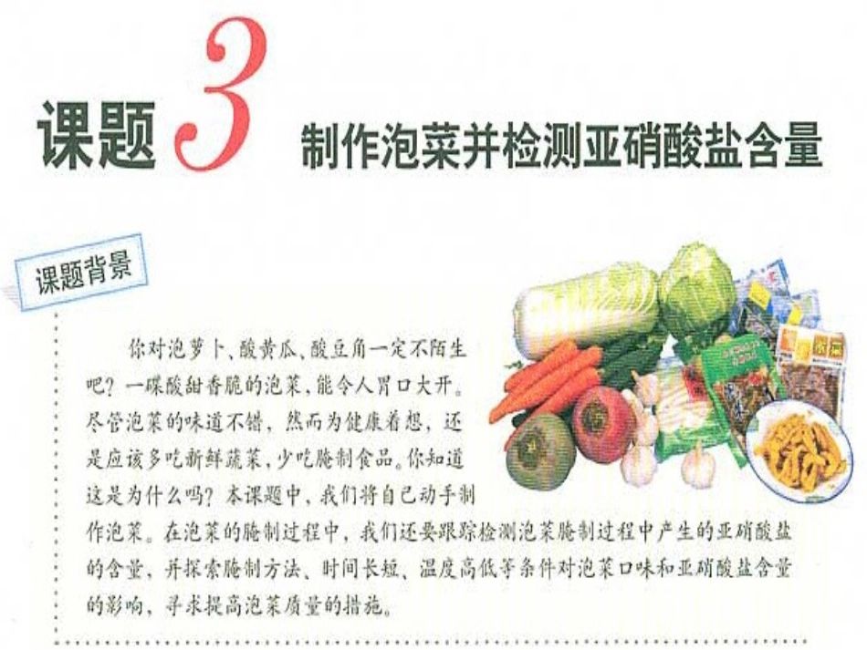 制作泡菜并检测亚硝酸盐含量(使用)_第2页