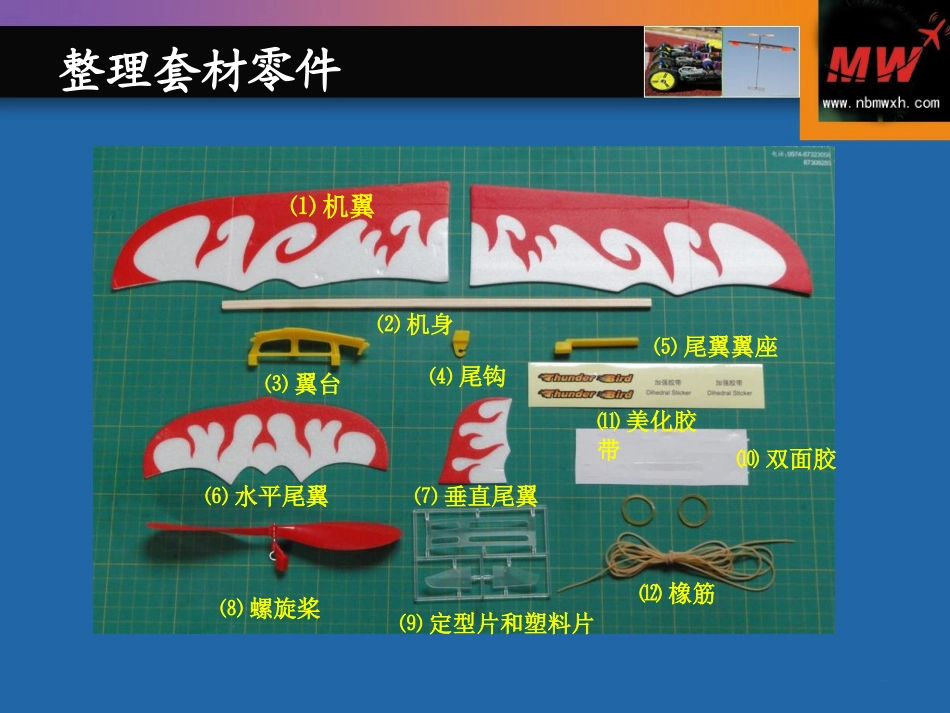 “雷鸟”橡筋动力飞机制作教程_第2页