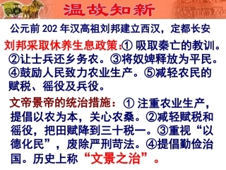 2016人教版七年级第12课汉武帝巩固大一统王朝