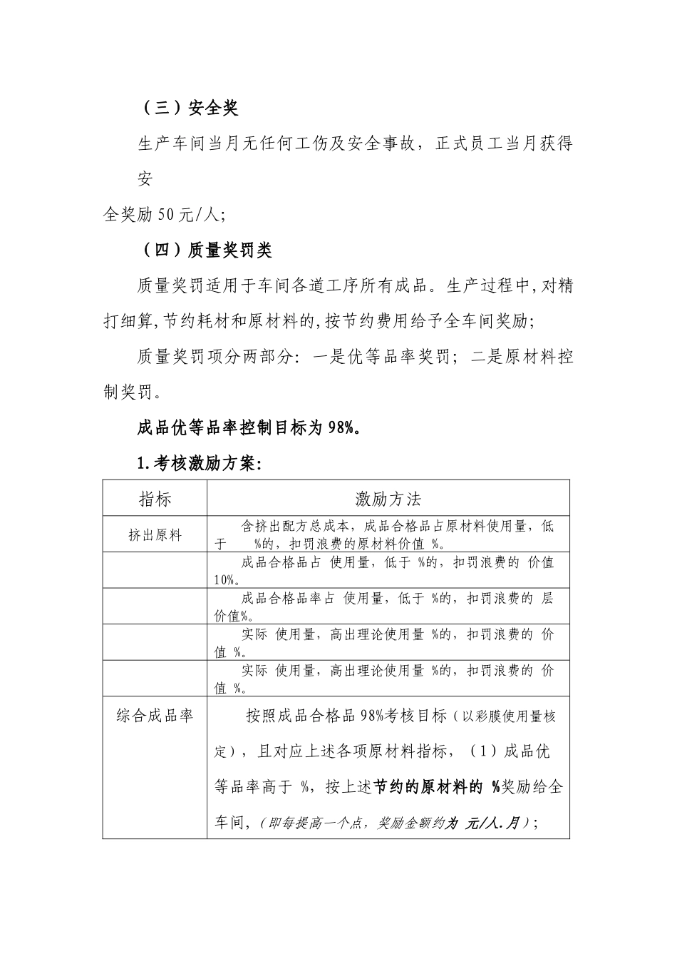 2017年公司产量工资改革方案(2017年版)_第3页