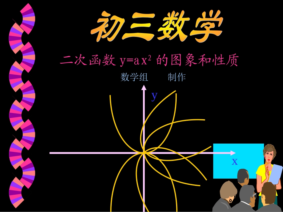二次函数课件y=ax2的图像和性质_第1页