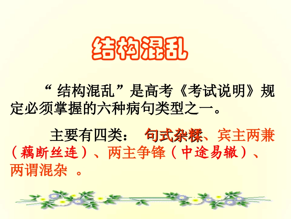 2017届高考病句---结构混乱_第3页